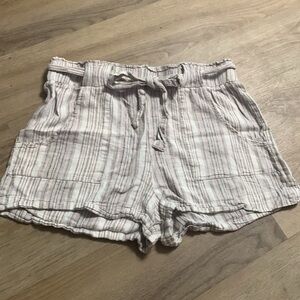 Woman’s linen Indigo Rein shorts size XL